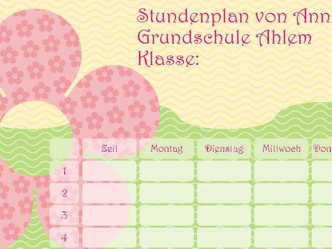 Teaser - Personalisierte Stundenpläne